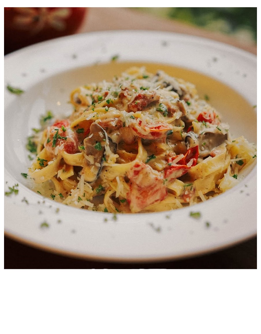 Chorizo di Cebu tagliatelle